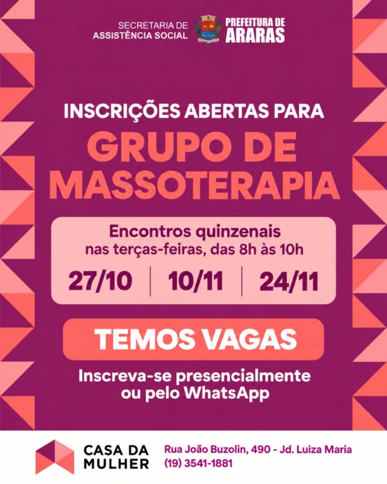Curso de Massoterapia